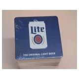 Miller Lite Coasters Sleeve of 100