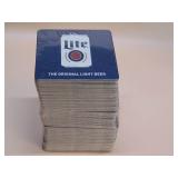 Miller Lite Coasters Sleeve of 100
