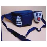 Miller Lite Fanny Pack with attached beverage wrap holder