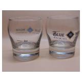 Two Blue Moon 6 oz tumbers