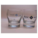 Two Blue Moon 6 oz tumbers