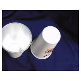 Miller Lite 22oz aluminum cups quantity 2