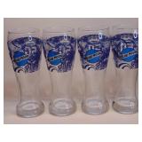 Blue Moon KC Royals 16 oz Bar Glasses qnty 4