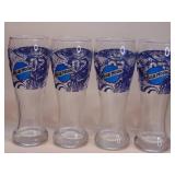 Blue Moon KC Royals 16 oz Bar Glasses qnty 4