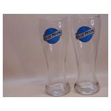 Blue Moon 15.75 oz bar glasses (2)