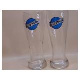 Blue Moon 15.75 oz bar glasses (2)
