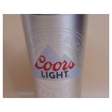 Two Coors Light 22 oz "laser wrap" aluminum cups