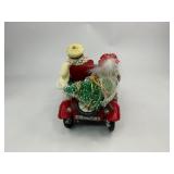 Kurt Adler Fabriche Santa & Mrs. Clause in Vintage Car