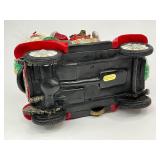 Kurt Adler Fabriche Santa & Mrs. Clause in Vintage Car