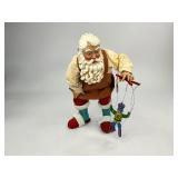 1995 Possible Dreams Clothtique Collection Santa Marionette Santa