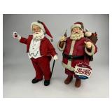 1991 & 1994 Possible Dreams Clothtique Collection Pepsi Santa