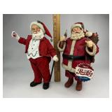 1991 & 1994 Possible Dreams Clothtique Collection Pepsi Santa