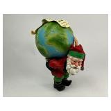 Midwest Importers Santa with the World on his Shoulders.