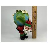 Midwest Importers Santa with the World on his Shoulders.