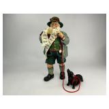 1998 Possible Dreams Clothtique Collection Santa and His Pet Dog