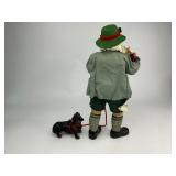 1998 Possible Dreams Clothtique Collection Santa and His Pet Dog