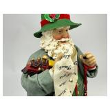 1998 Possible Dreams Clothtique Collection Santa and His Pet Dog