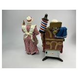 2000 Possible Dreams Clothtique Collection Santa Time for a Trim with Mrs. Claus Candy Cane Cuts