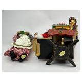 2000 Possible Dreams Clothtique Collection Santa Time for a Trim with Mrs. Claus Candy Cane Cuts