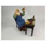 1998 Possible Dreams Clothtique Collection Santa at his Workbench