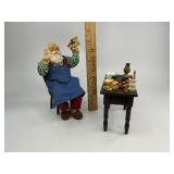 1998 Possible Dreams Clothtique Collection Santa at his Workbench