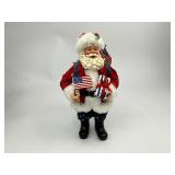 2001 Possible Dreams Clothtique Collection Star Spangled Santa