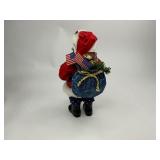 2001 Possible Dreams Clothtique Collection Star Spangled Santa