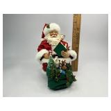 1998 Possible Dreams Clothtique Collection A Purry Friend Santa