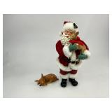 Possible Dreams Clothtique Collection Santa with Deer