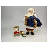 1999 Possible Dreams Clothtique Collection Cookie Break Santa