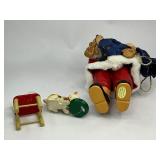 1999 Possible Dreams Clothtique Collection Cookie Break Santa