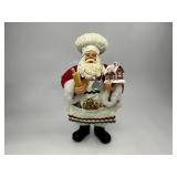 Possible Dreams Clothtique Collection Santa with Gingerbread House