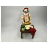 1997 Possible Dreams Clothtique Collection Baking Santa