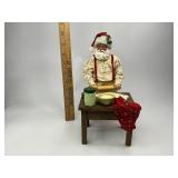 1997 Possible Dreams Clothtique Collection Baking Santa