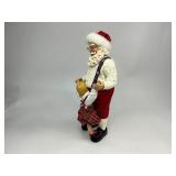 1999 Possible Dreams Clothtique Collection Santa Dancing with Girl