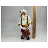 1999 Possible Dreams Clothtique Collection Santa Dancing with Girl