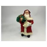 1995 Possible Dreams Clothtique Collection Santa Checking His List