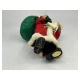 1995 Possible Dreams Clothtique Collection Santa Checking His List