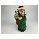 1990 Possible Dreams Clothtique Collection Santa with Tree