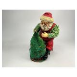 1990 Possible Dreams Clothtique Collection Santa with Tree