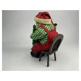 1990 Possible Dreams Clothtique Collection Santa with Tree