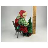 1990 Possible Dreams Clothtique Collection Santa with Tree