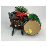 1990 Possible Dreams Clothtique Collection Santa with Tree