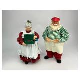 2001 Possible Dreams Clothtique Collection Santa & Kurt Adler Mrs. Claus