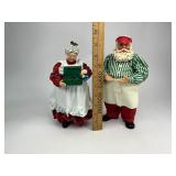 2001 Possible Dreams Clothtique Collection Santa & Kurt Adler Mrs. Claus
