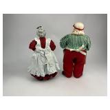 2001 Possible Dreams Clothtique Collection Santa & Kurt Adler Mrs. Claus