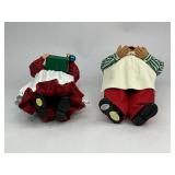 2001 Possible Dreams Clothtique Collection Santa & Kurt Adler Mrs. Claus