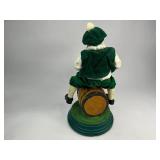 Possible Dreams Clothtique Collection Musical Irish Santa on Beer Barrel