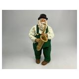 2000 Possible Dreams Clothtique Collection Saxophone Irish Santa