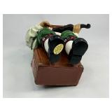 1997 Possible Dreams Clothtique Collection Celtic Santa Music Box